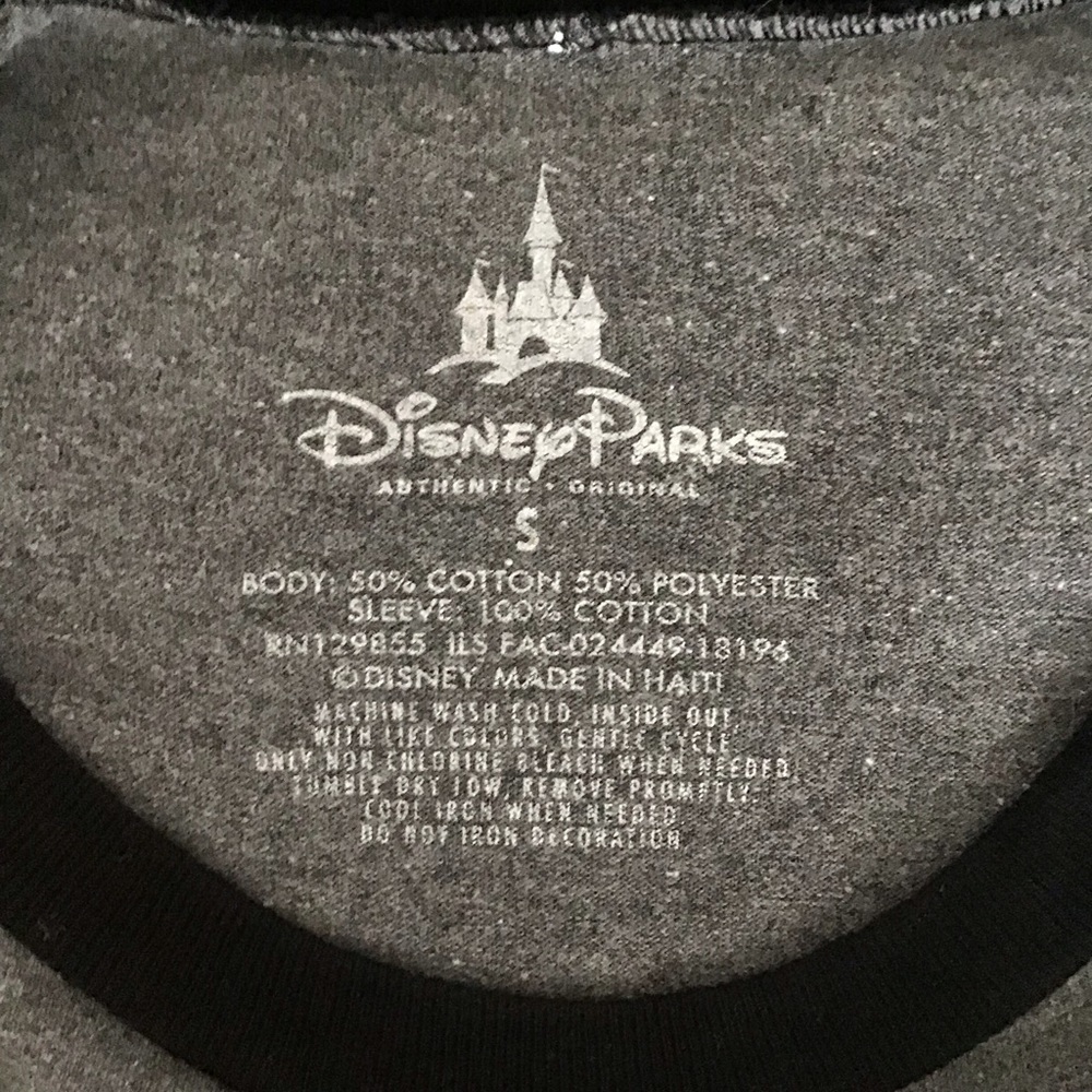 Disney Parks Mickey's Halloween Party 2018 Shirt SMALL Glow In The Dark Faces - Picture 5 of 15
